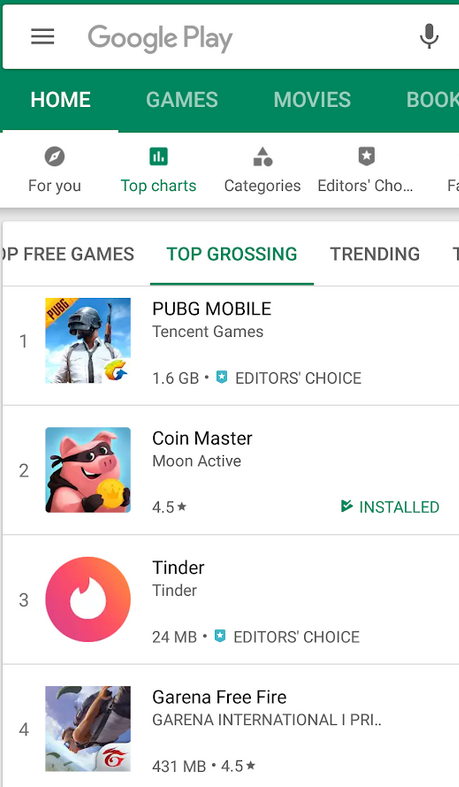 Spin Master e Coin Master na App Store